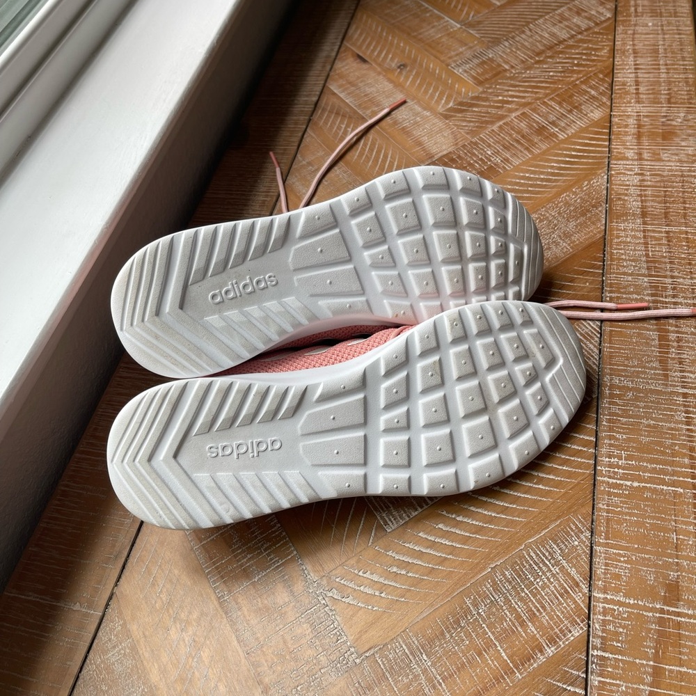 Adidas Pink and White Sneakers Lightweight Mesh - Picture 5 of 6